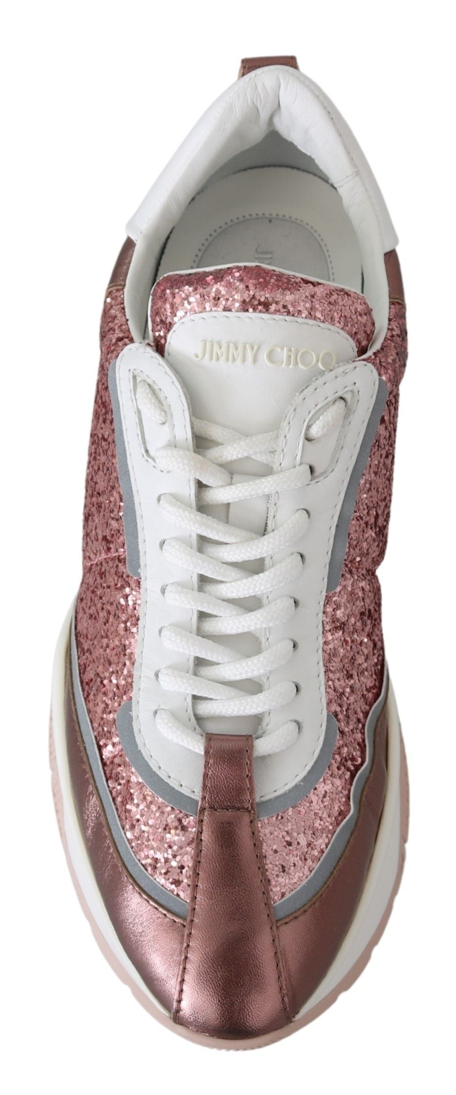 Jimmy Choo Candyfloss Glitzer-Sneaker Euphoria