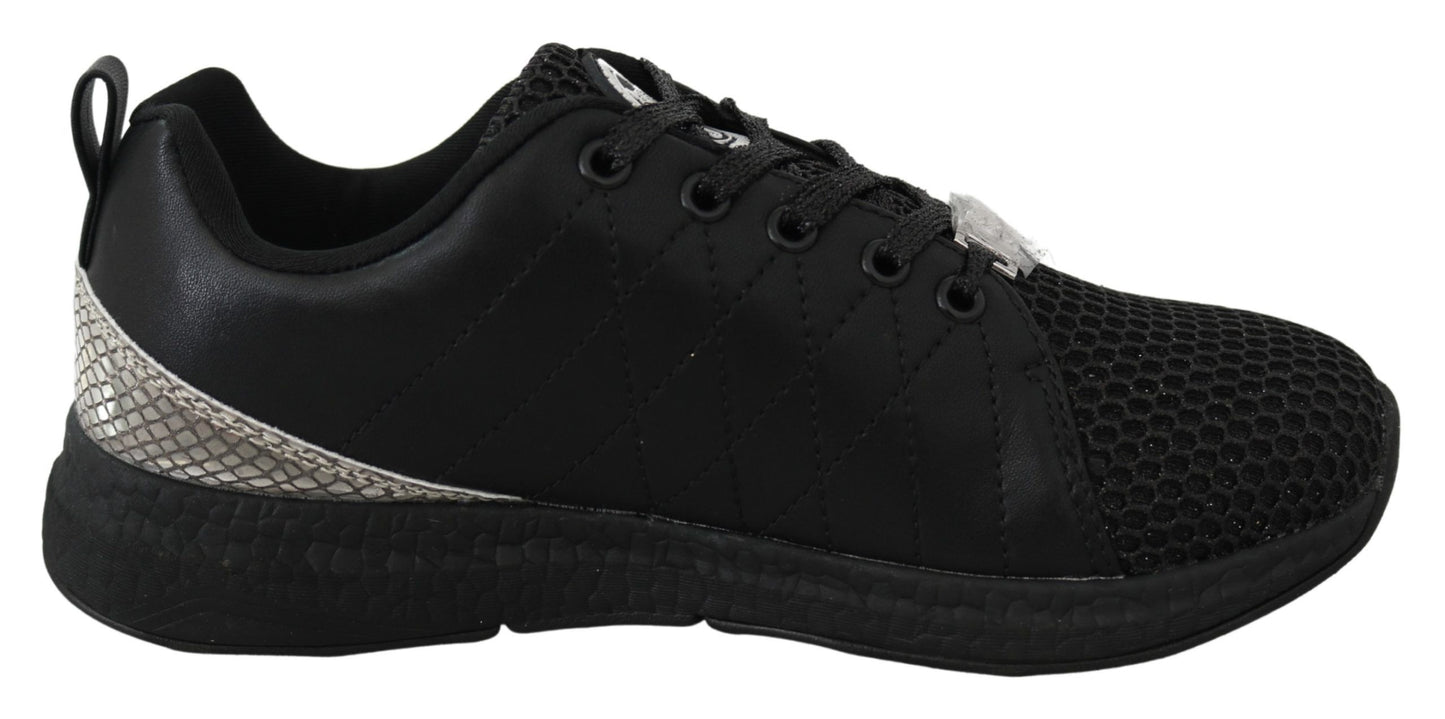 Plein Sport – Exquisite schwarze Runner-Sneaker „Gisella“