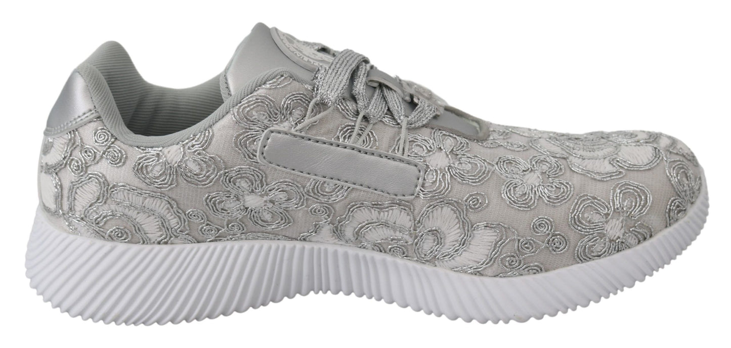Plein Sport – Joice – Sneaker „Gleam Runner“ in Silber