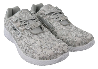 Plein Sport – Joice – Sneaker „Gleam Runner“ in Silber
