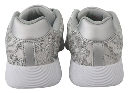 Plein Sport – Joice – Sneaker „Gleam Runner“ in Silber