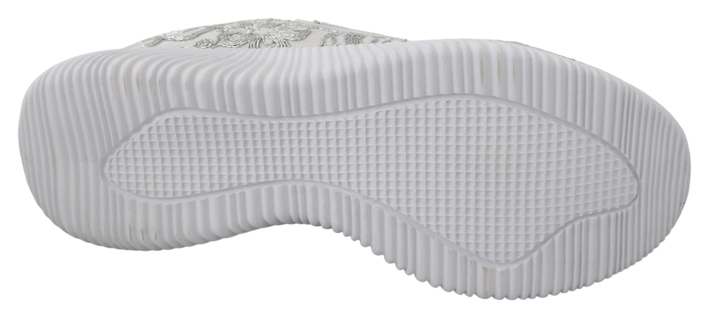 Plein Sport – Joice – Sneaker „Gleam Runner“ in Silber