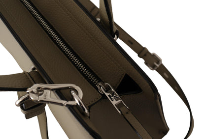 Karl Lagerfeld – Bezaubernde Tote aus salbeigrünem Leder