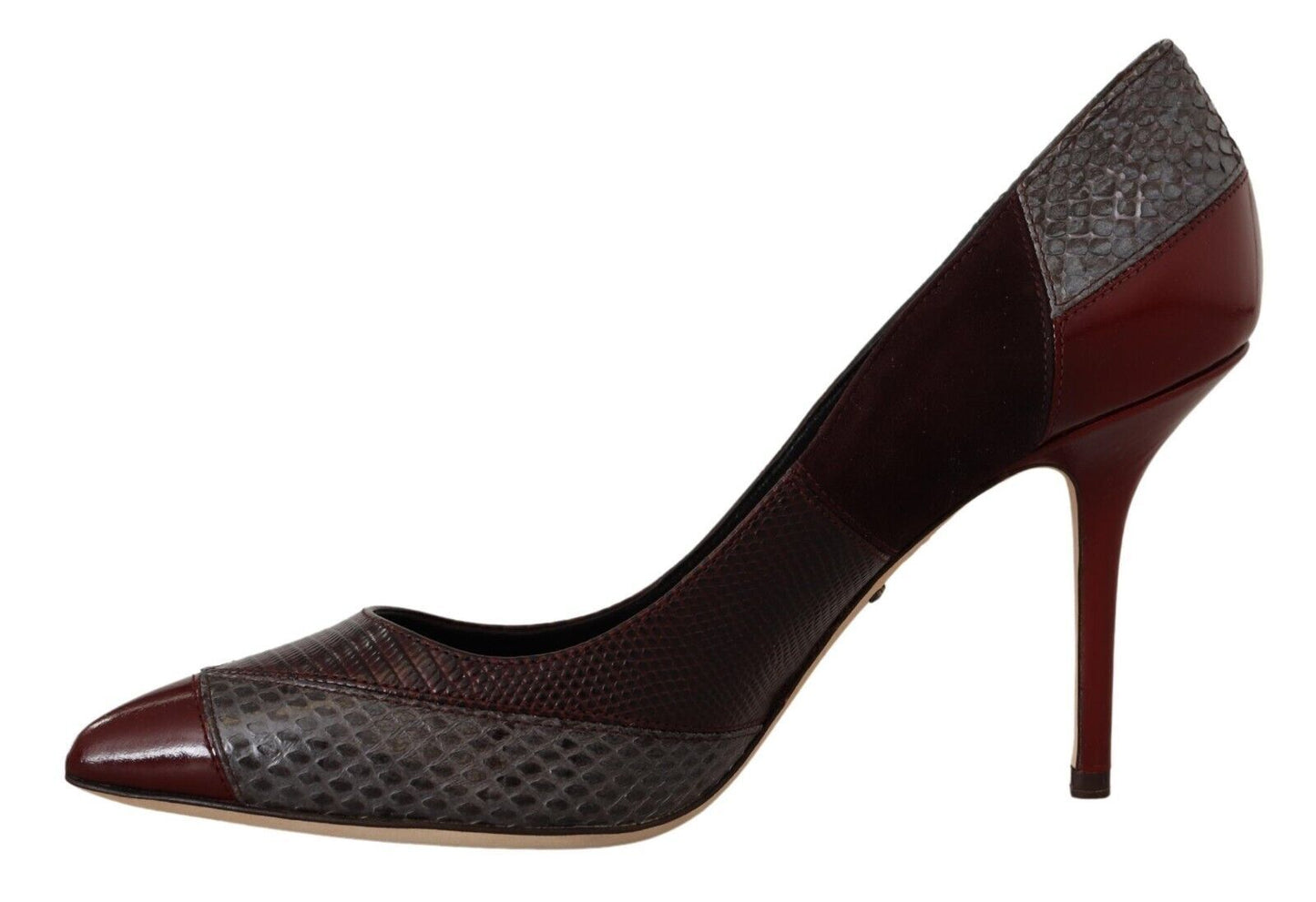 Dolce &amp; Gabbana Multicolor Exotic Leather Heels Pumps Schuhe