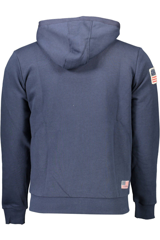 US POLO ASSN. Blauer Baumwollpullover für Herren