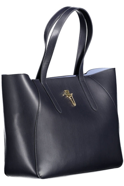 Tommy Hilfiger Damenhandtasche aus Polyethylen, Blau