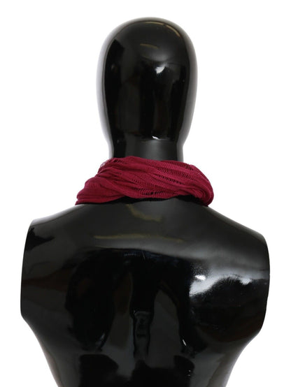 John Galliano Bordeaux Halstuch Schal Foulard Schal