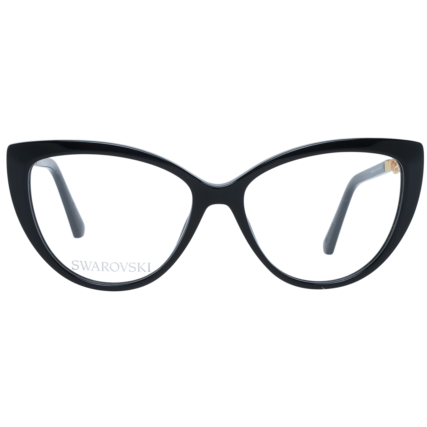 Swarovski Elegante schwarze Cat Eye Designerbrille