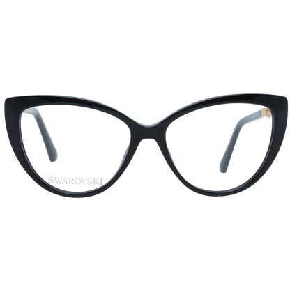 Swarovski Elegante schwarze Cat Eye Designerbrille
