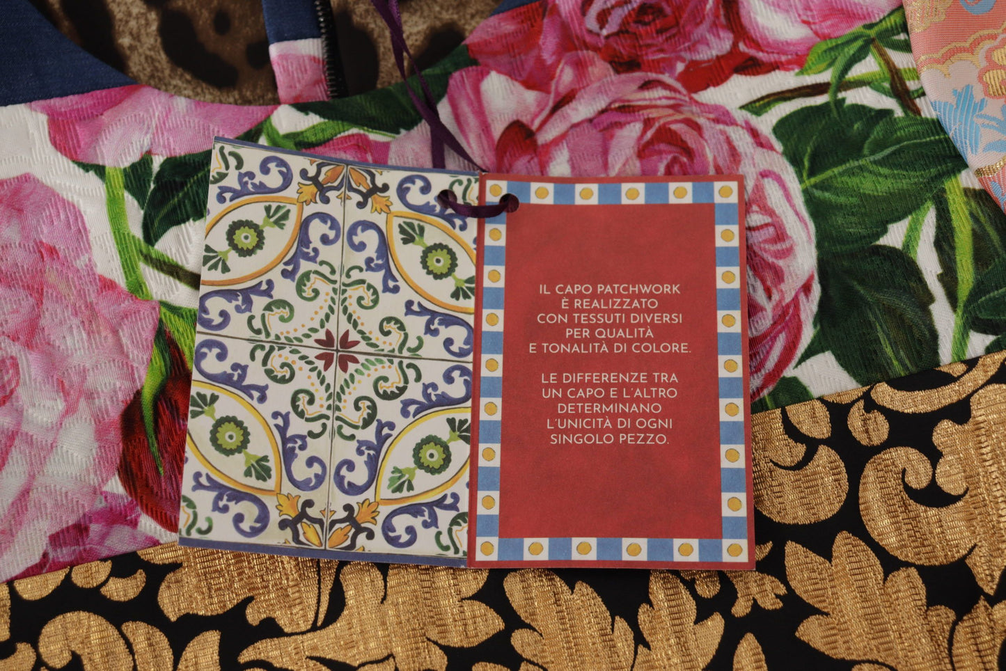Dolce &amp; Gabbana – Mehrfarbiges Minikleid aus Jaquard mit floralem Patchwork-Muster