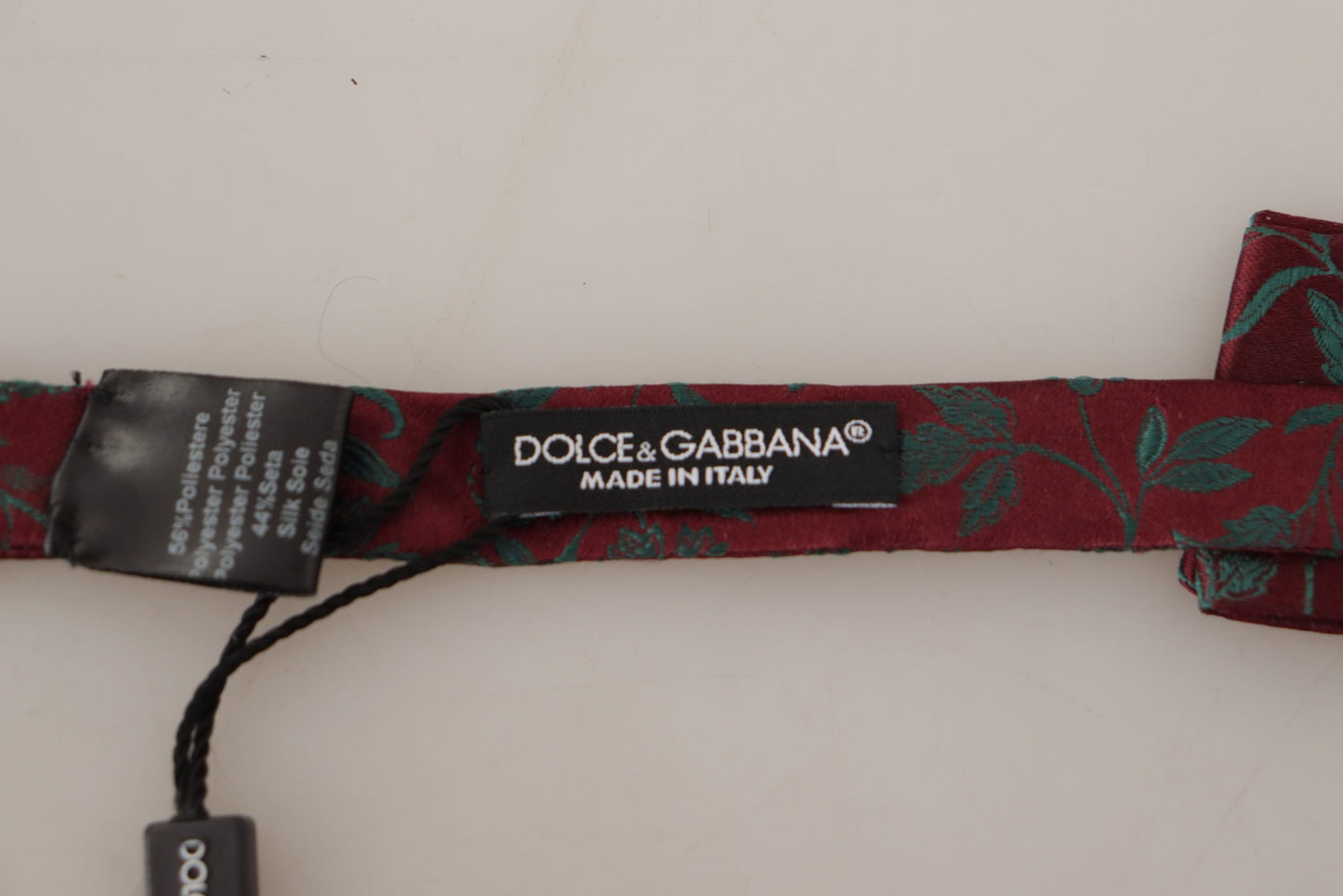 Dolce &amp; Gabbana – Verstellbare Papillon-Fliege mit kastanienbraunem Muster