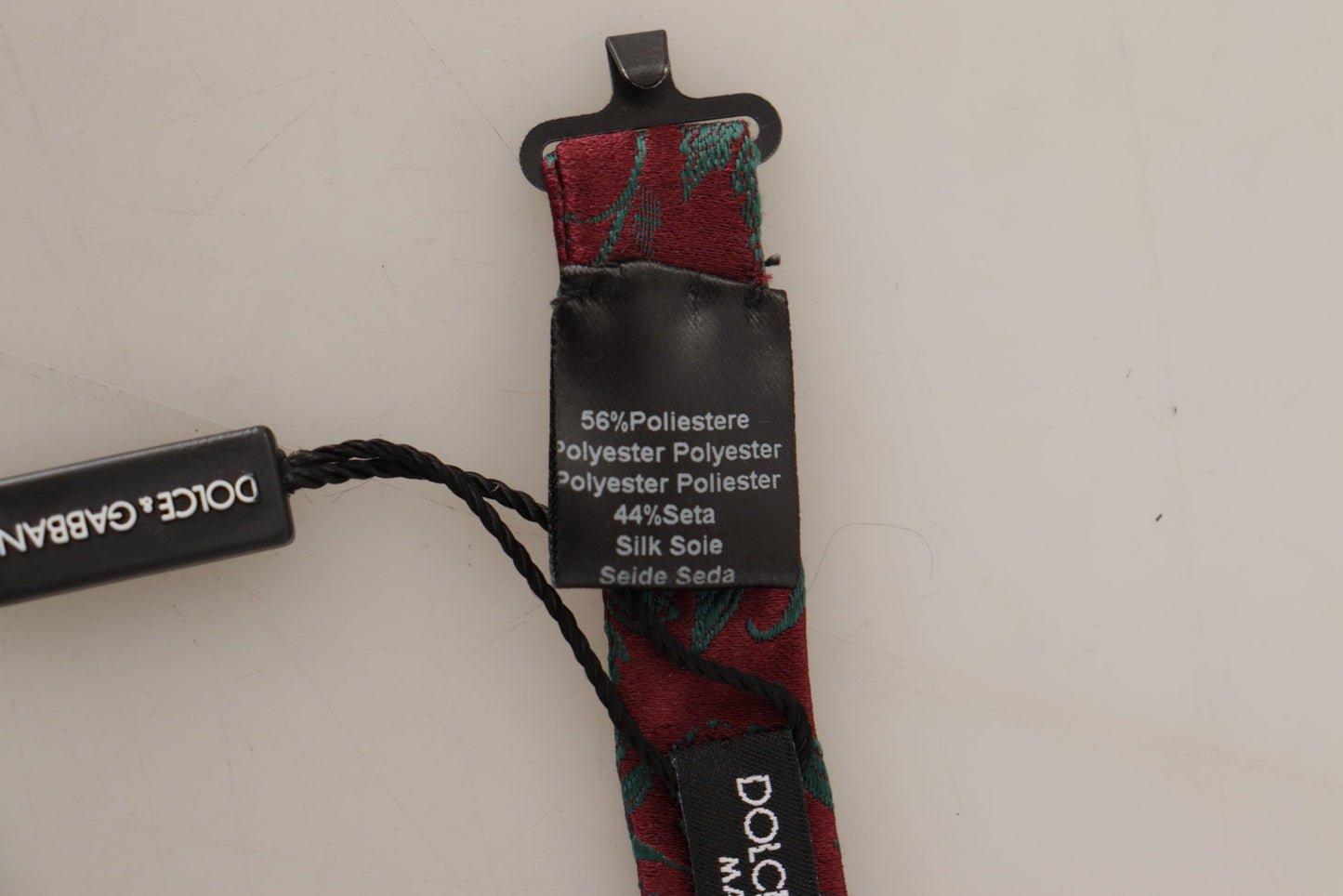 Dolce &amp; Gabbana – Verstellbare Papillon-Fliege mit kastanienbraunem Muster