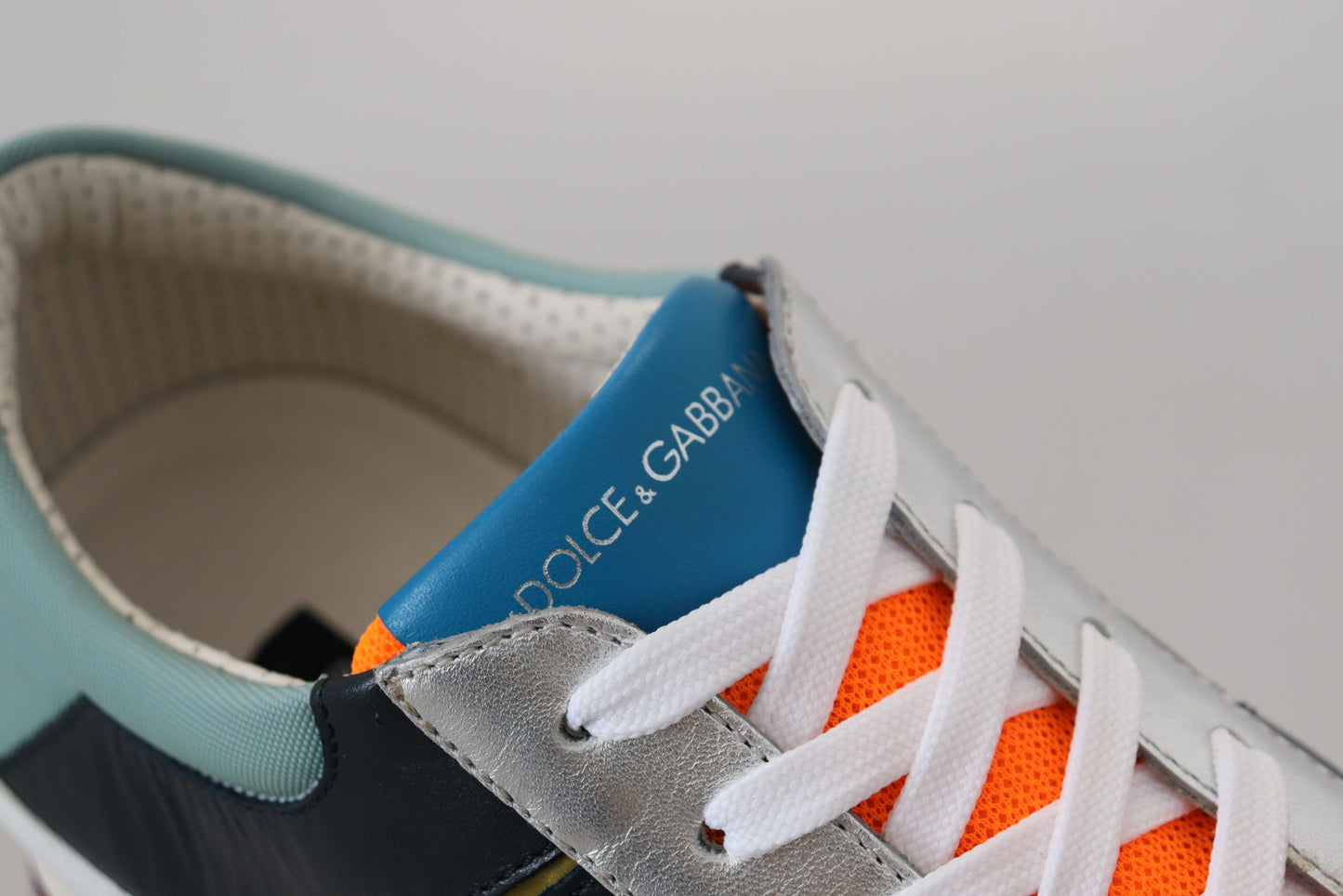 Dolce &amp; Gabbana Mehrfarbige Sport-Sneakers aus Leder