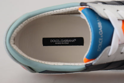 Dolce &amp; Gabbana Mehrfarbige Sport-Sneakers aus Leder