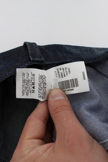 Acht Jeans in normaler Straight-Fit-Baumwolle, Blau