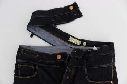 Acht Jeans in normaler Straight-Fit-Baumwolle, Blau