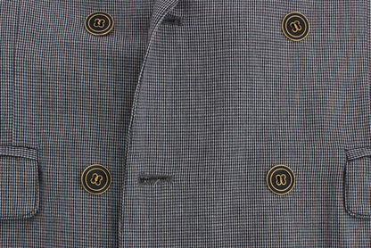 Master Coat – Blauer, zweireihiger Blazer in normaler Passform
