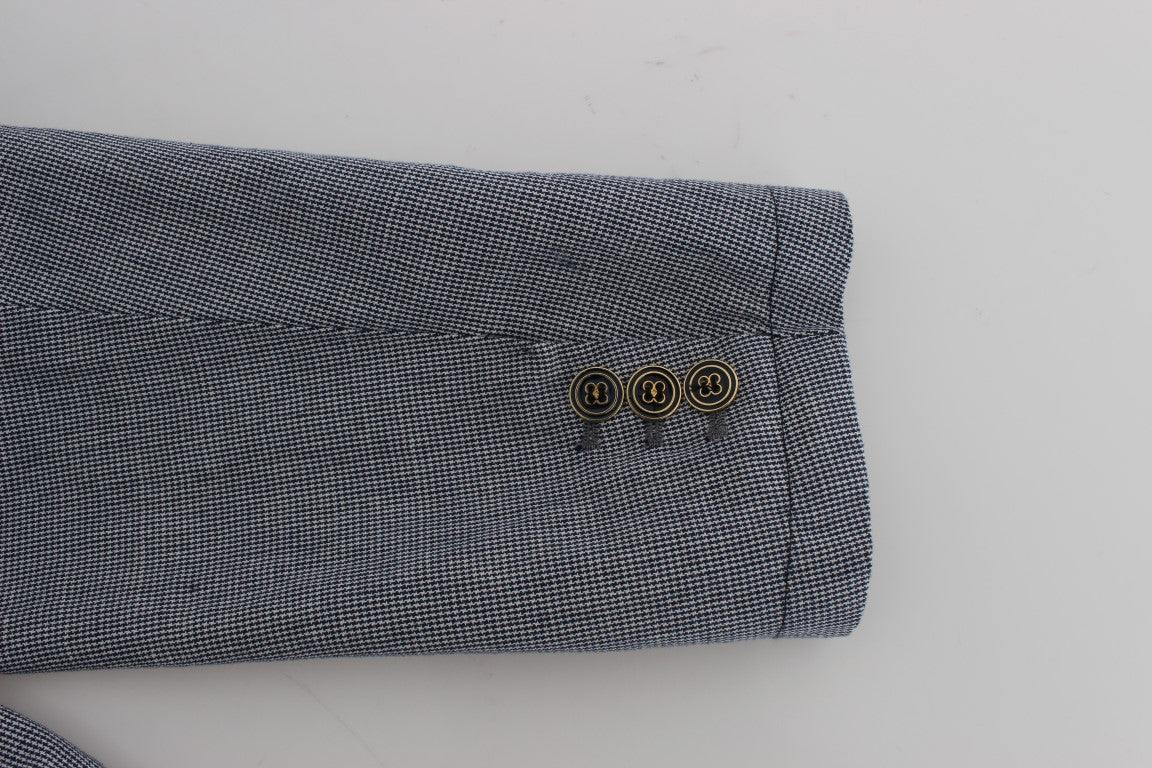 Master Coat – Blauer, zweireihiger Blazer in normaler Passform