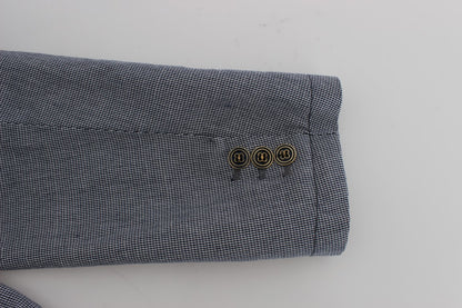 Master Coat – Blauer, zweireihiger Blazer in normaler Passform