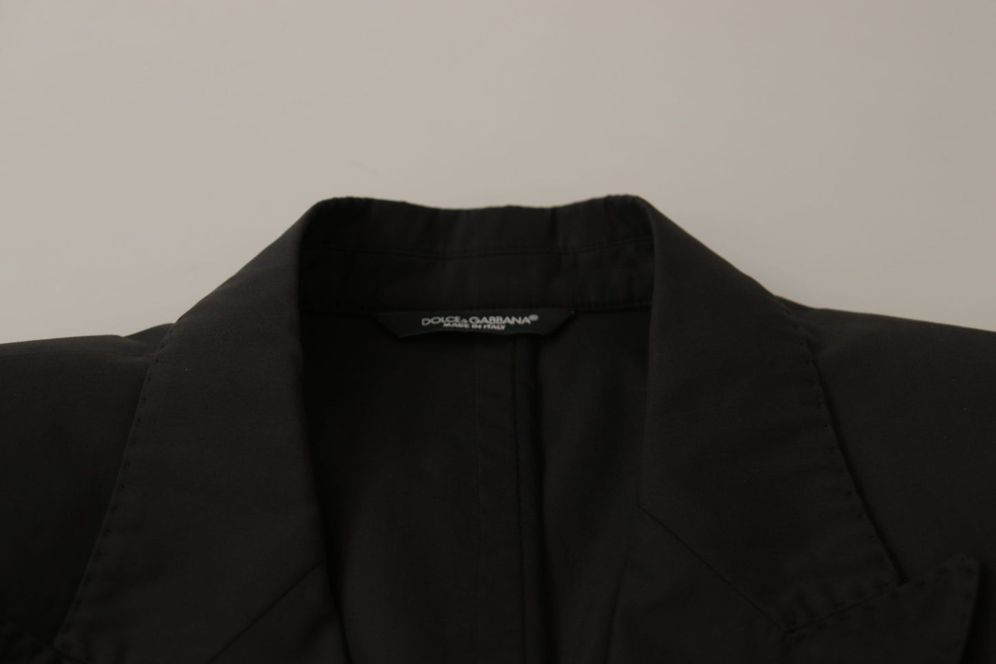 Dolce &amp; Gabbana Schwarzer einreihiger TAORMINA-Blazer