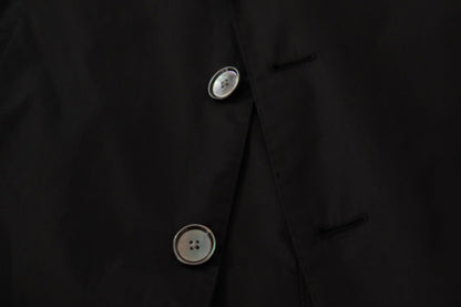 Dolce &amp; Gabbana Schwarzer einreihiger TAORMINA-Blazer