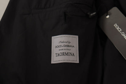 Dolce &amp; Gabbana Schwarzer einreihiger TAORMINA-Blazer