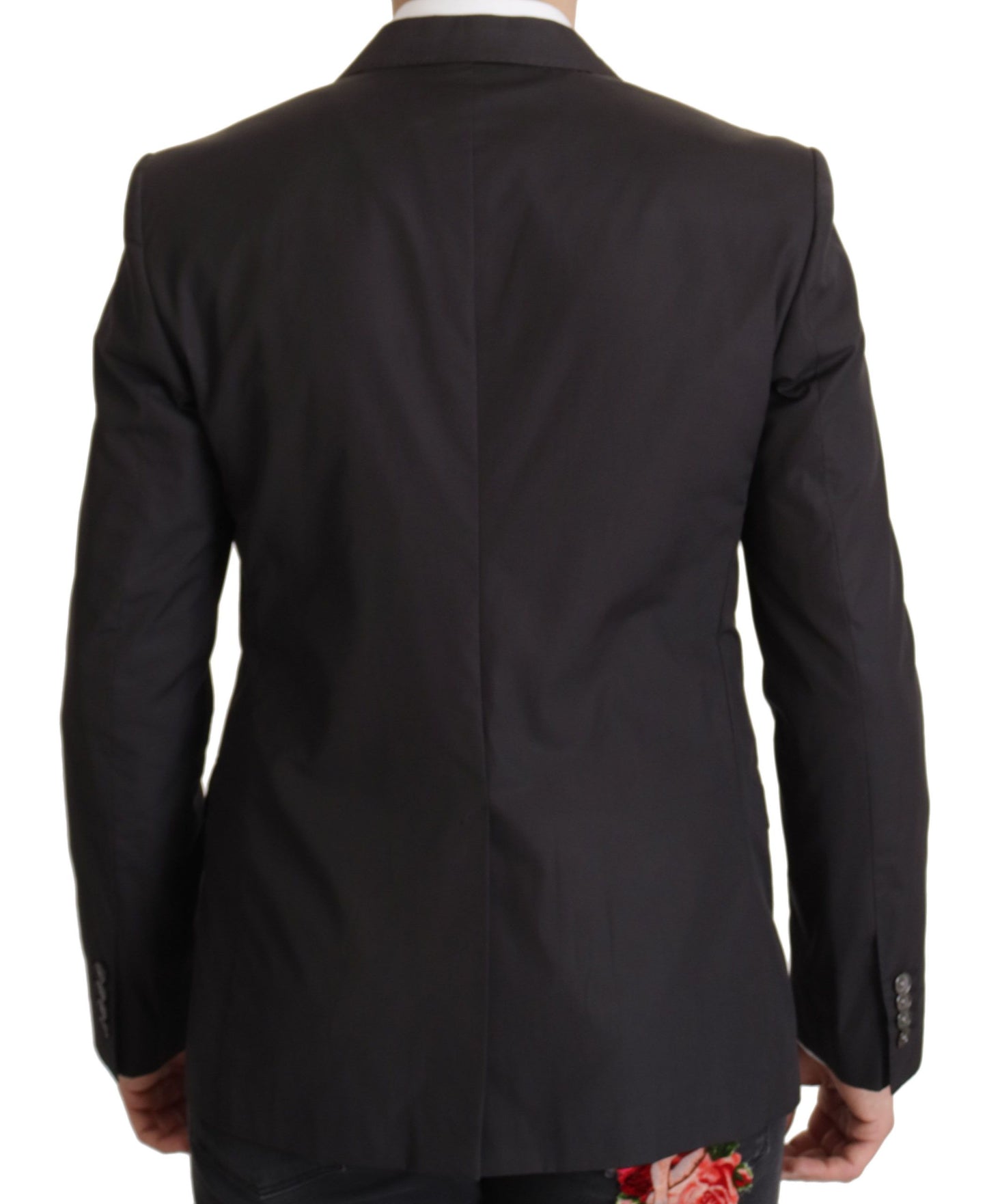 Dolce &amp; Gabbana Schwarzer einreihiger TAORMINA-Blazer