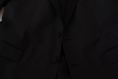 Dolce &amp; Gabbana Dunkelblauer einreihiger MARTINI-Blazer