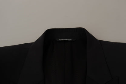 Dolce &amp; Gabbana Dunkelblauer einreihiger MARTINI-Blazer