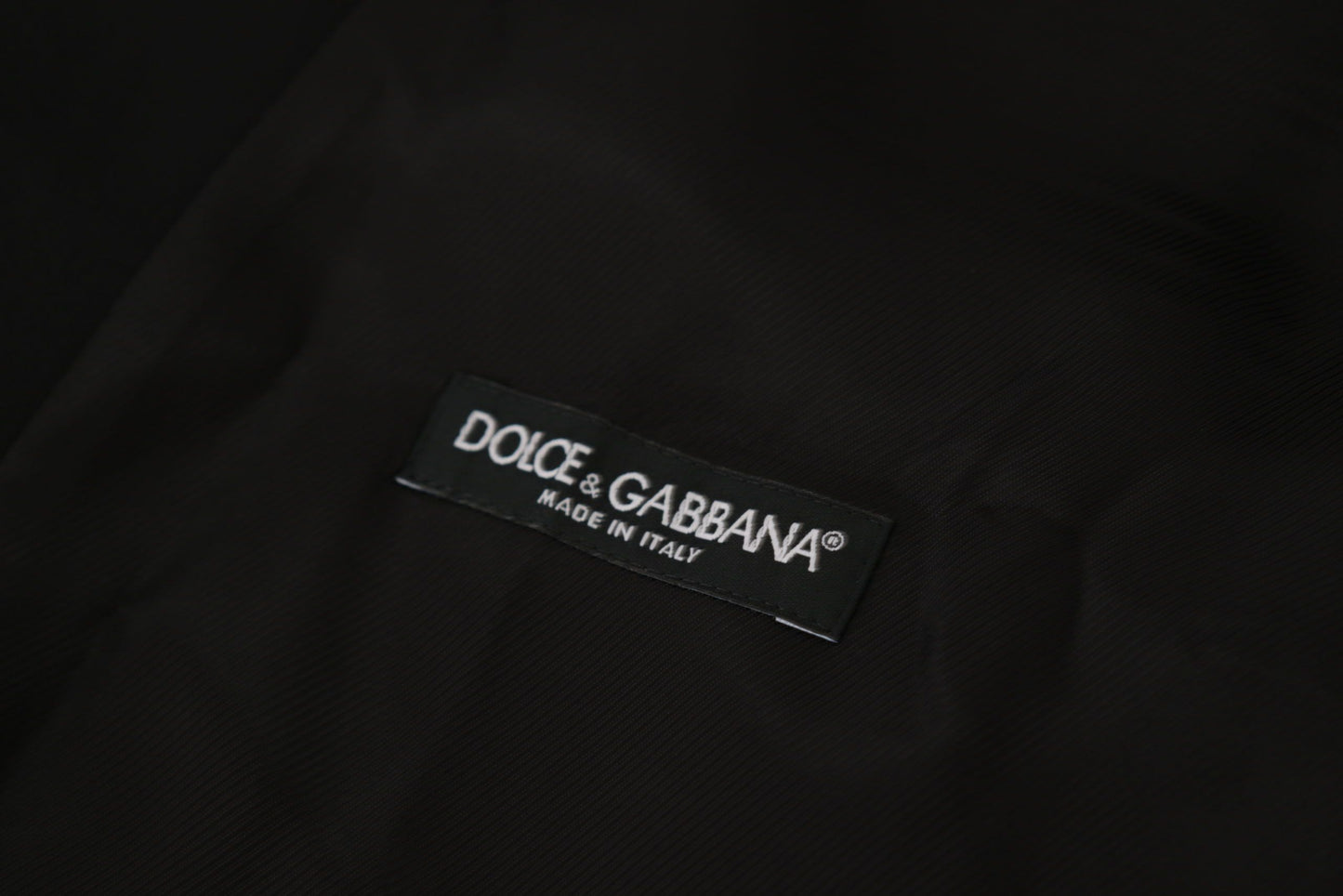 Dolce &amp; Gabbana Schwarze Jacke Weste 2 Stück MARTINI Blazer