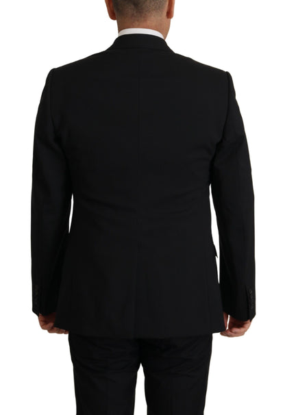 Dolce &amp; Gabbana Schwarze Jacke Weste 2 Stück MARTINI Blazer
