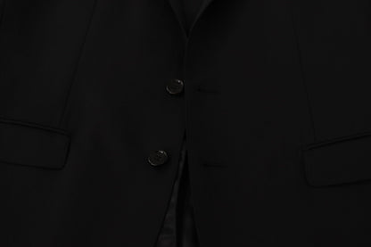 Dolce &amp; Gabbana Schwarze einreihige Jacke MARTINI Blazer