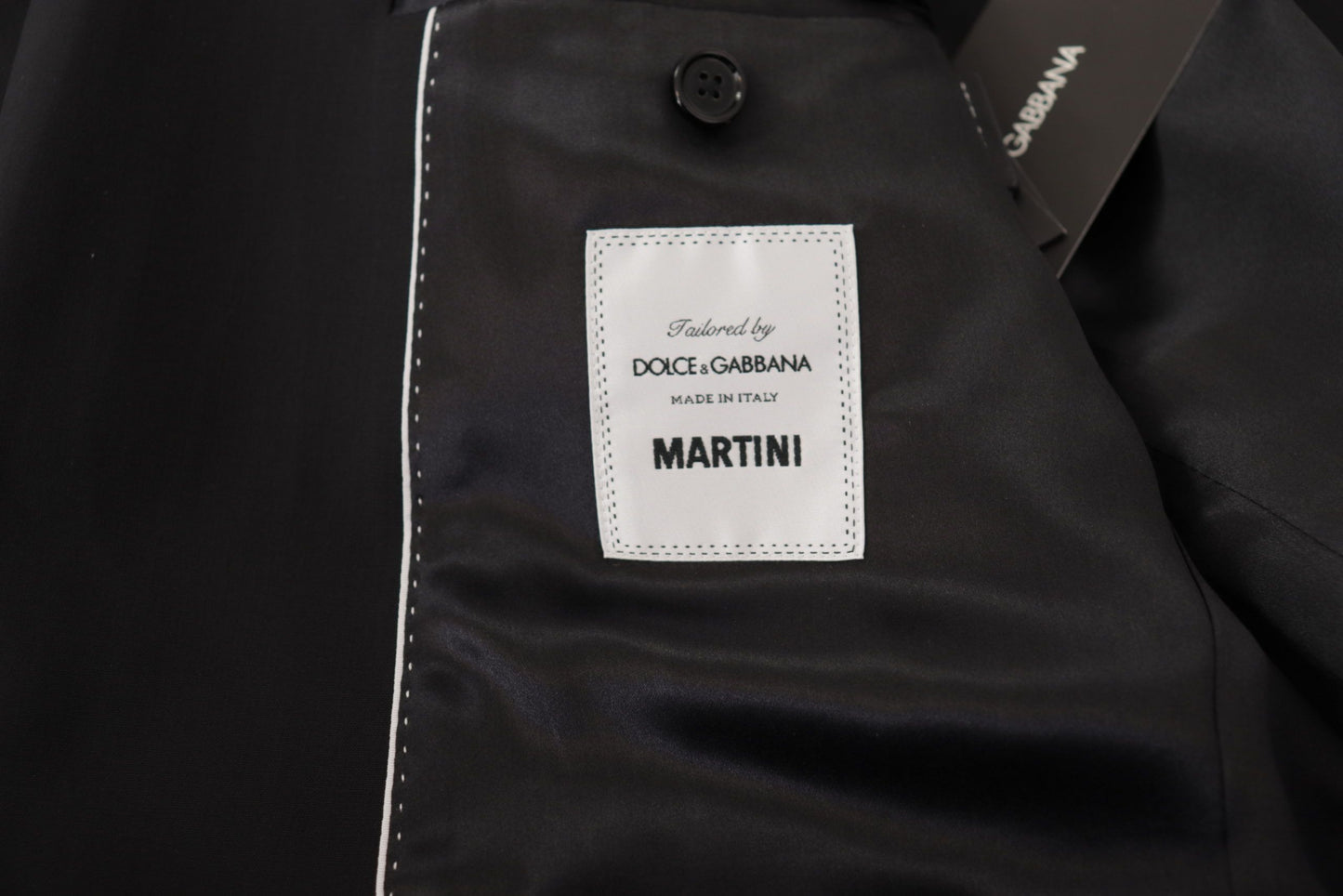Dolce &amp; Gabbana Schwarze einreihige Jacke MARTINI Blazer
