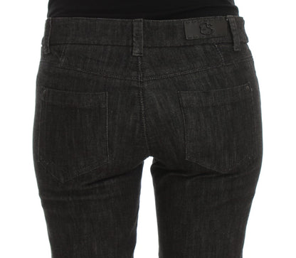 Ermanno Scervino Blue Cotton Slim Fit Denim Jeans