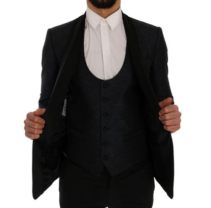 Dolce &amp; Gabbana – Blauer MARTINI – Schmaler, zweiteiliger Blazer