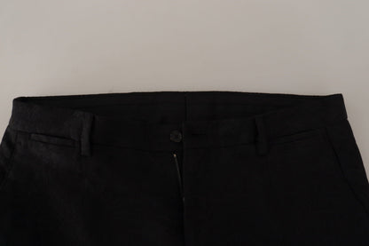 Dolce &amp; Gabbana Schwarzer formeller 2-teiliger MARTINI-Anzug aus Polyester