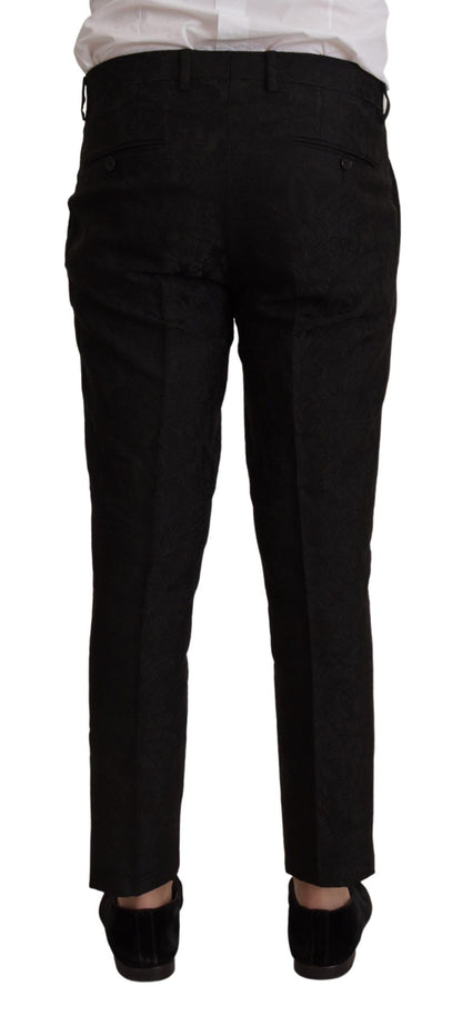 Dolce &amp; Gabbana Schwarzer formeller 2-teiliger MARTINI-Anzug aus Polyester