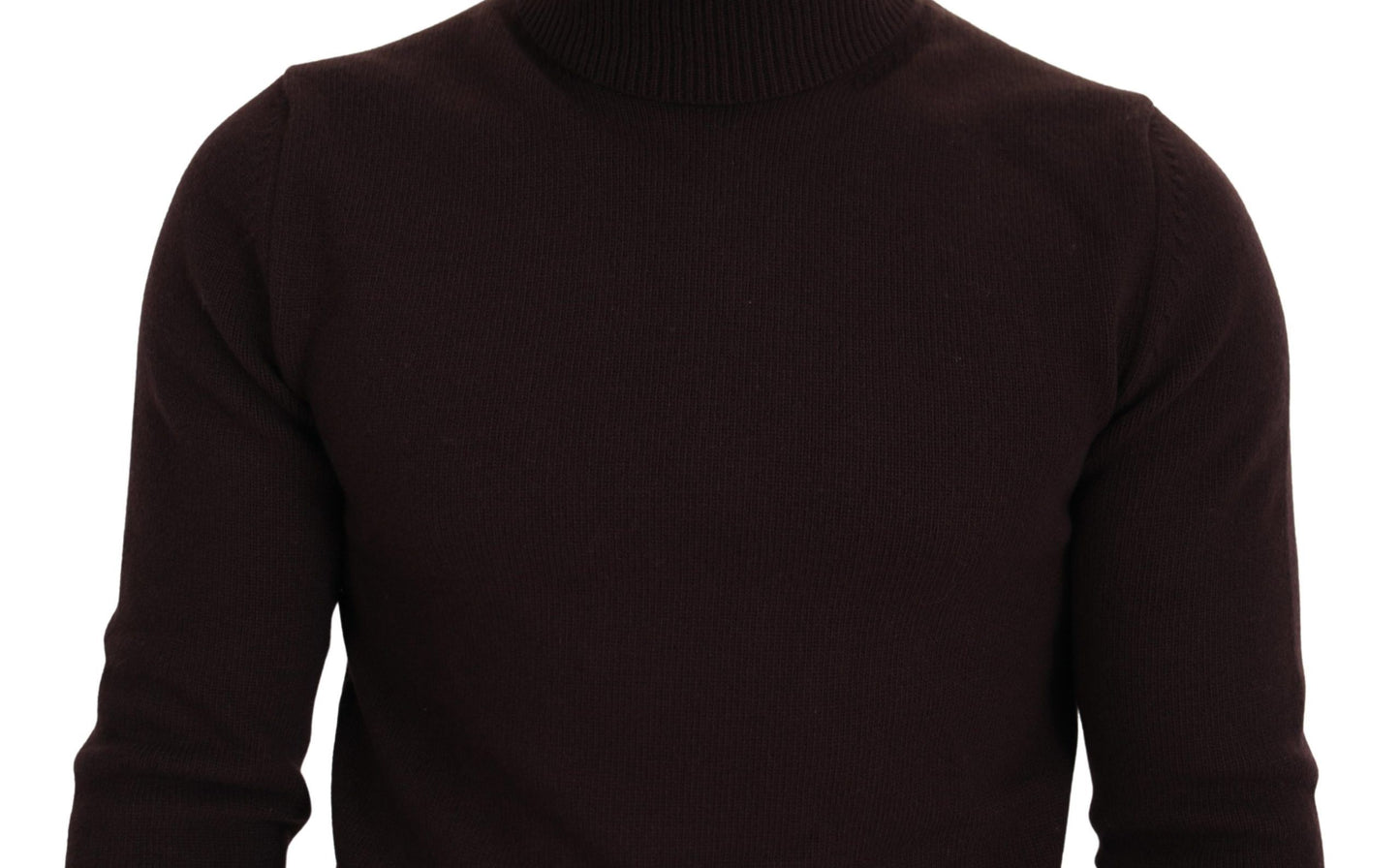 Dolce &amp; Gabbana – Pullover mit Rollkragen in Braun aus Wolle