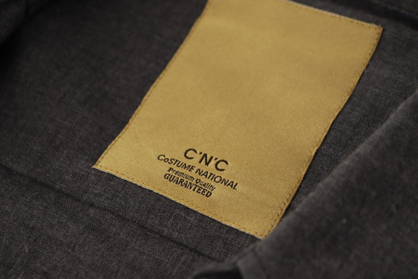 Costume National Dunkelgraues Freizeithemd aus Baumwolle für Herren