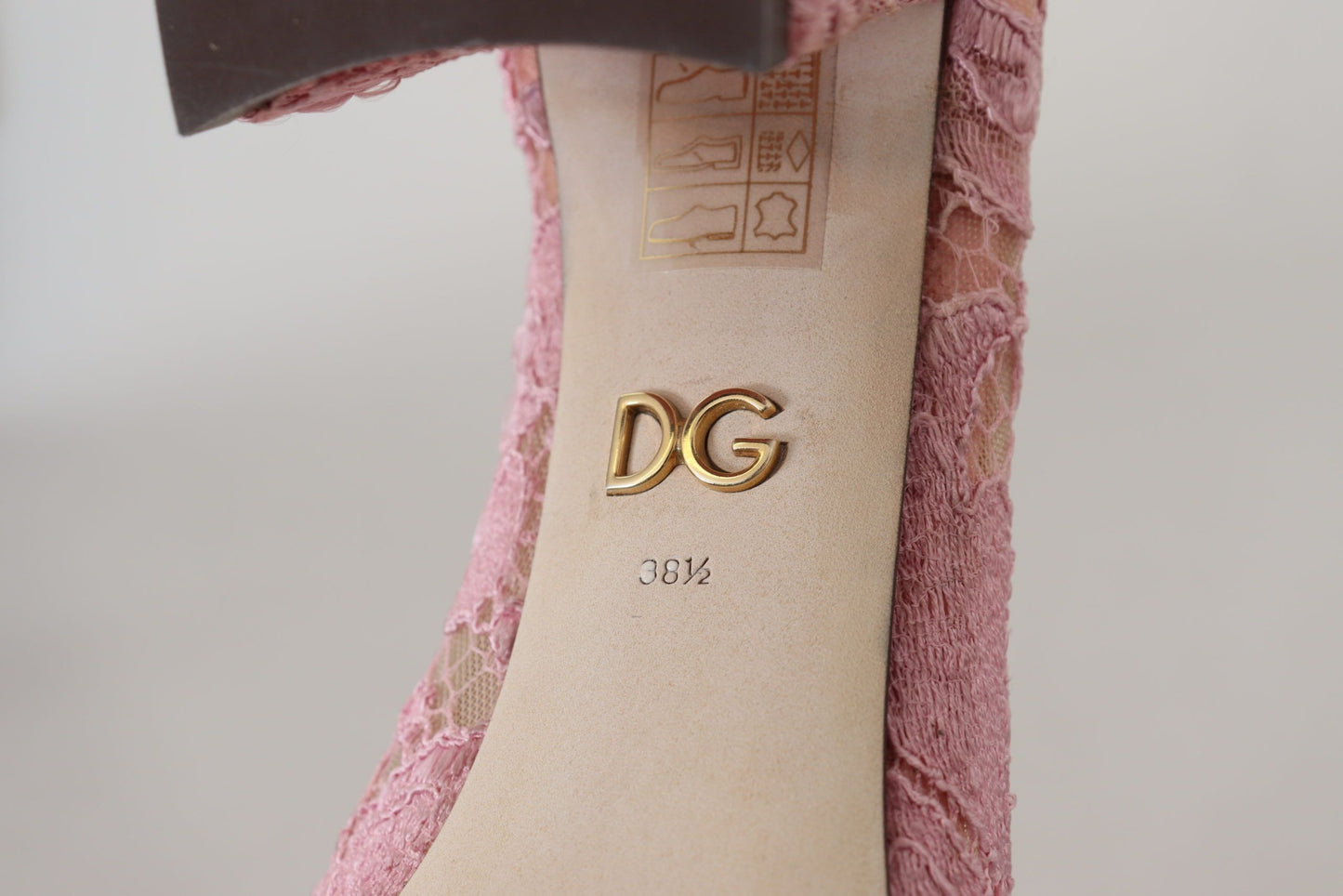 Dolce &amp; Gabbana – Rosa Taormina-Pumps mit Kristallspitze in Pastellfarben