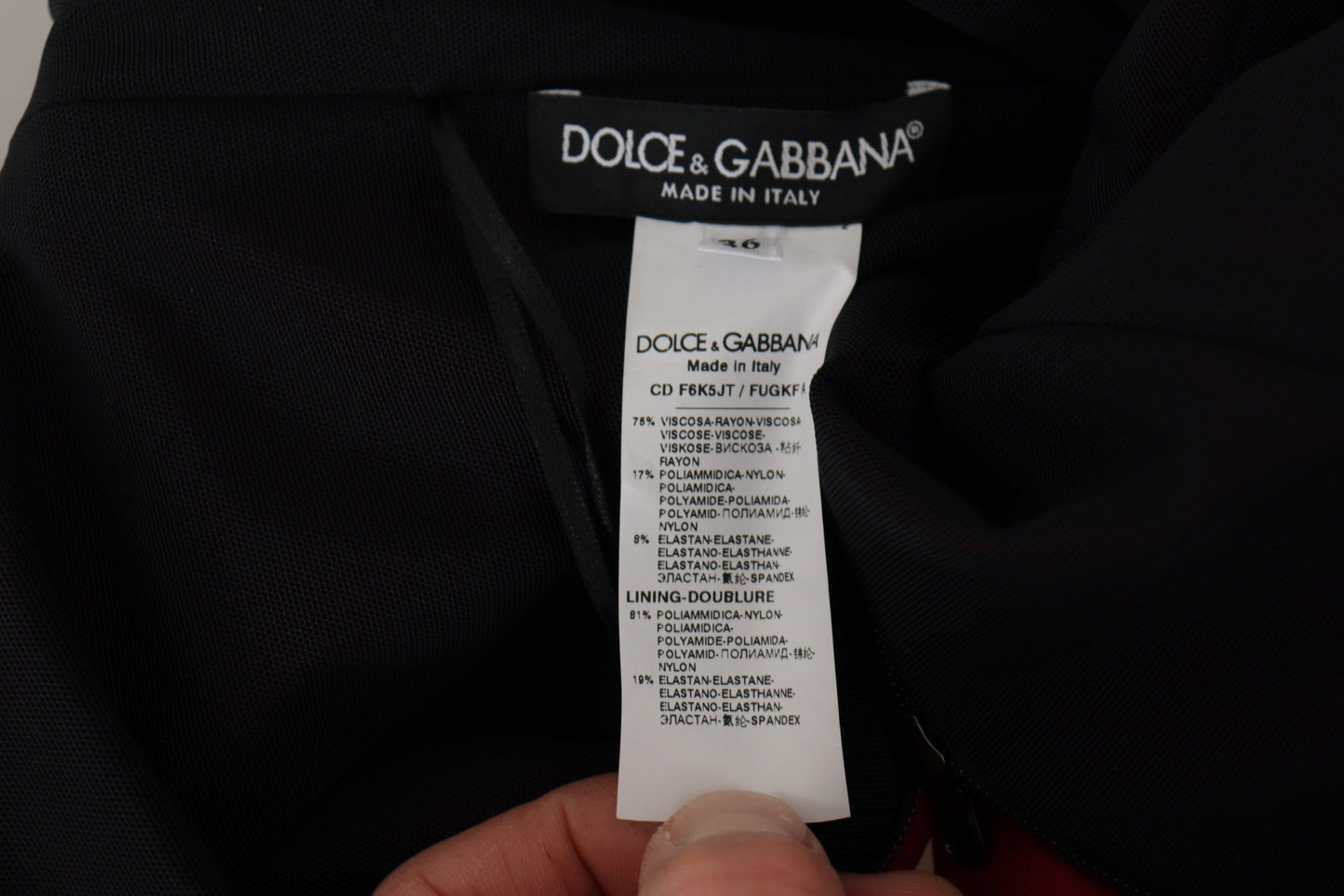 Dolce &amp; Gabbana – Rotes, figurbetontes Midikleid mit Herzausschnitt