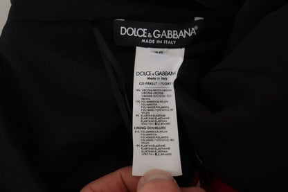 Dolce &amp; Gabbana – Rotes, figurbetontes Midikleid mit Herzausschnitt
