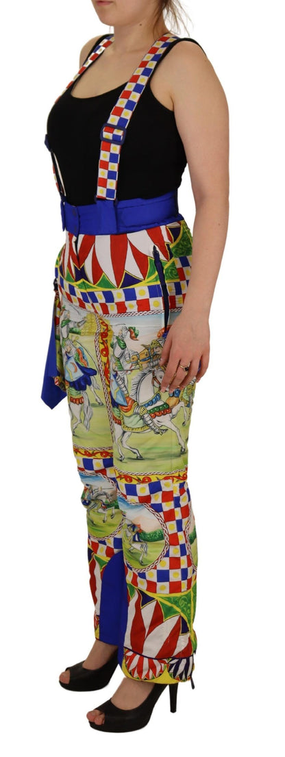 Dolce &amp; Gabbana – Schneehose mit mehrfarbigem Aufdruck