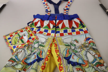 Dolce &amp; Gabbana – Schneehose mit mehrfarbigem Aufdruck