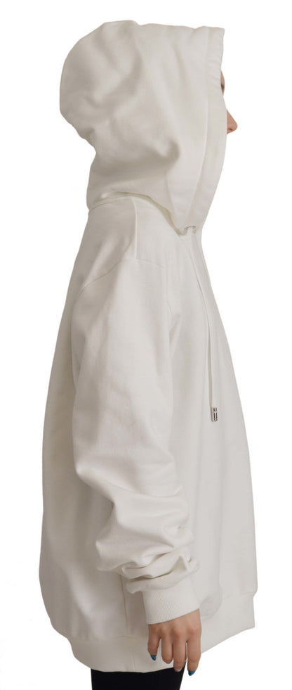 Dolce &amp; Gabbana Weißer Kapuzenpullover mit Stickerei