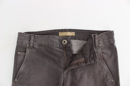 Ermanno Scervino Grau Slim Jeans Denim Hose Skinny Leg Stretch