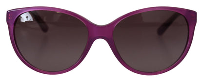 Dolce &amp; Gabbana – DG4171P – Runde Sonnenbrille mit violettem Acetatrahmen