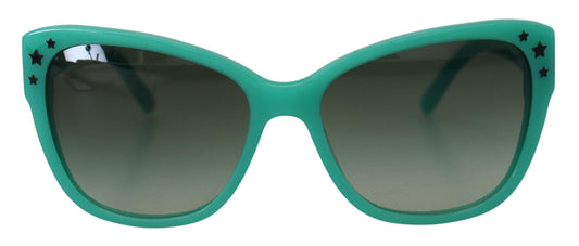 Dolce & Gabbana – DG4124 – Sonnenbrille mit quadratischen Gläsern aus Acetat mit grünen Sternen