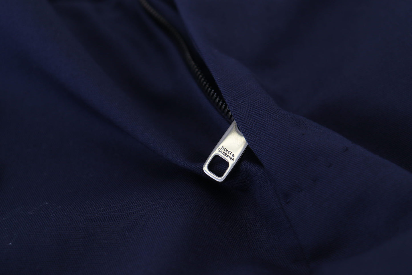 Dolce &amp; Gabbana Blaue Leinen-Baumwoll-Schlanke Hose Chinos Hose