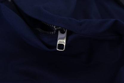 Dolce &amp; Gabbana Blaue Chinos Baumwollstretch-Freizeitshorts